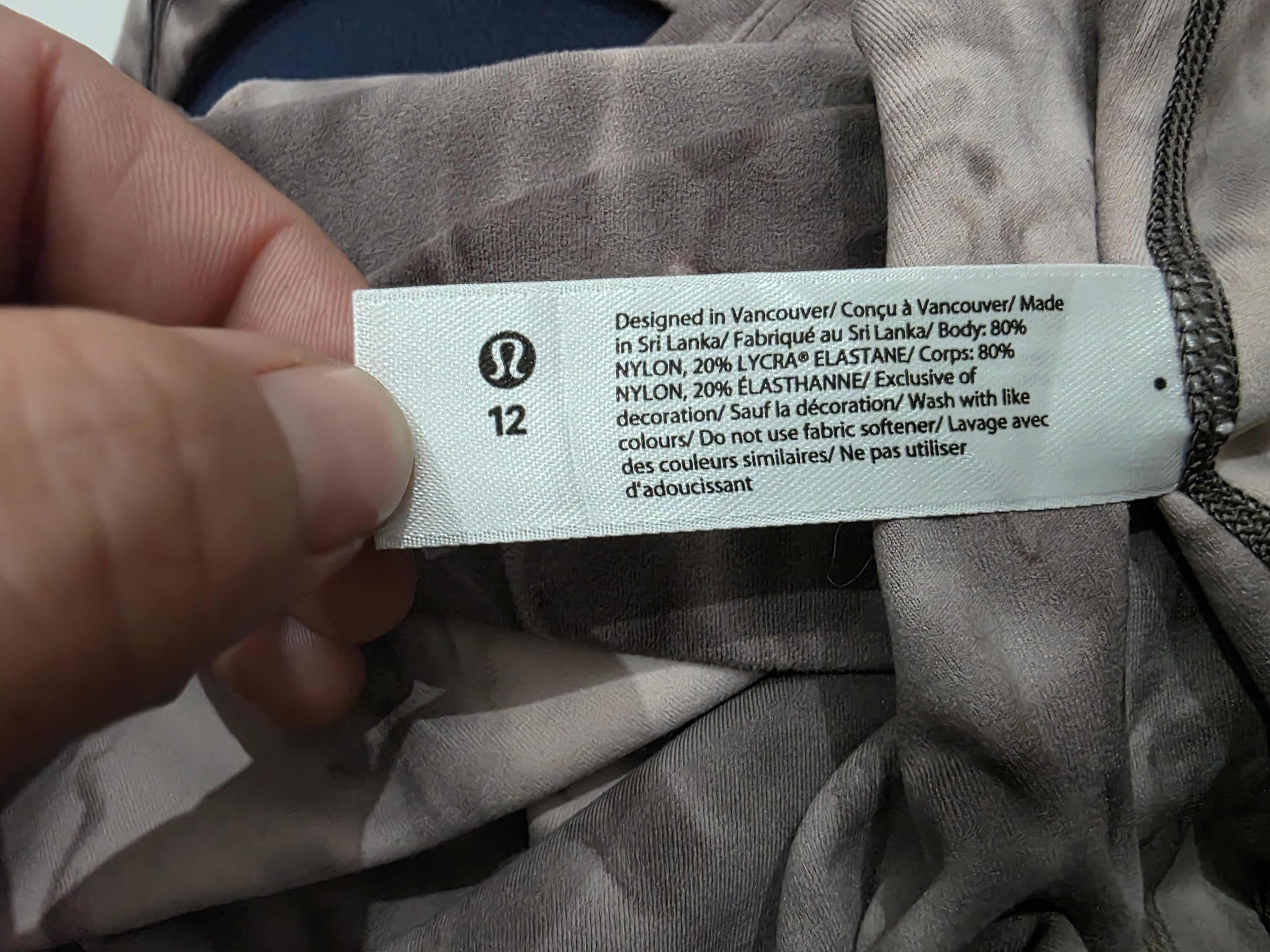 Playera Sin Mangas Lululemon Tye Die De Mujer Talla 12