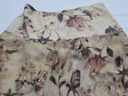 Falda Ralph Lauren De Mujer Talla 12 Color Cafe.con Flores