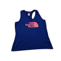 Playera Sin Mangas The North Face Azul Rosa Grande Mujer