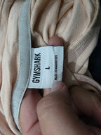 Sudadera Corta Gymshark De Mujer Talla Grande Rosa Claro