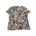 Playera Ralph Lauren Black Talla Grande Floreada Manga Corta