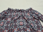 Blusa Off Shoulder De Mujer Extra Grande Rojo/azul