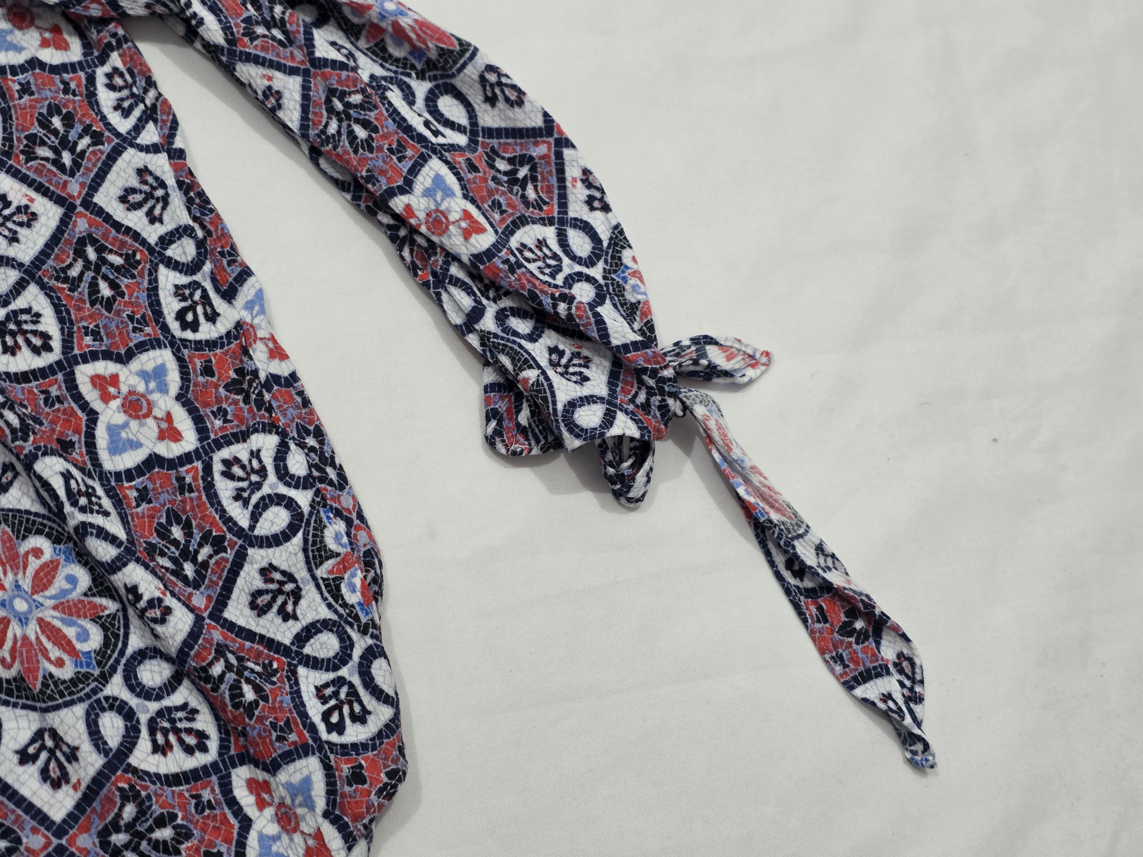 Blusa Off Shoulder De Mujer Extra Grande Rojo/azul