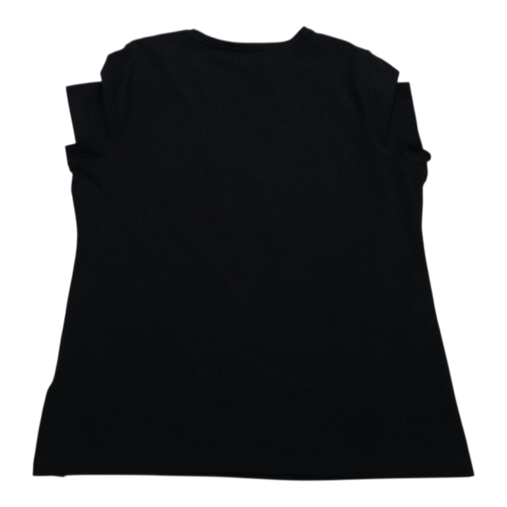 Playera Ralph Lauren Active Mujer Extra Grande Negro Corta