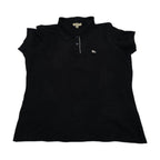 Playera Burberry Mujer Extra Grande Color Negro Cuello Polo