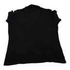 Playera Burberry Mujer Extra Grande Color Negro Cuello Polo