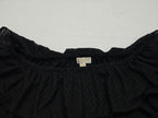 Blusa Off Shoulder De Mujer Extra Grande Encaje Color Negri
