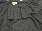 Blusa Off Shoulder De Mujer Extra Grande Encaje Color Negri