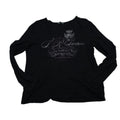 Playera Ralph Lauren Jeans Mujer Extragrande Negro Mangaarga (Usado)