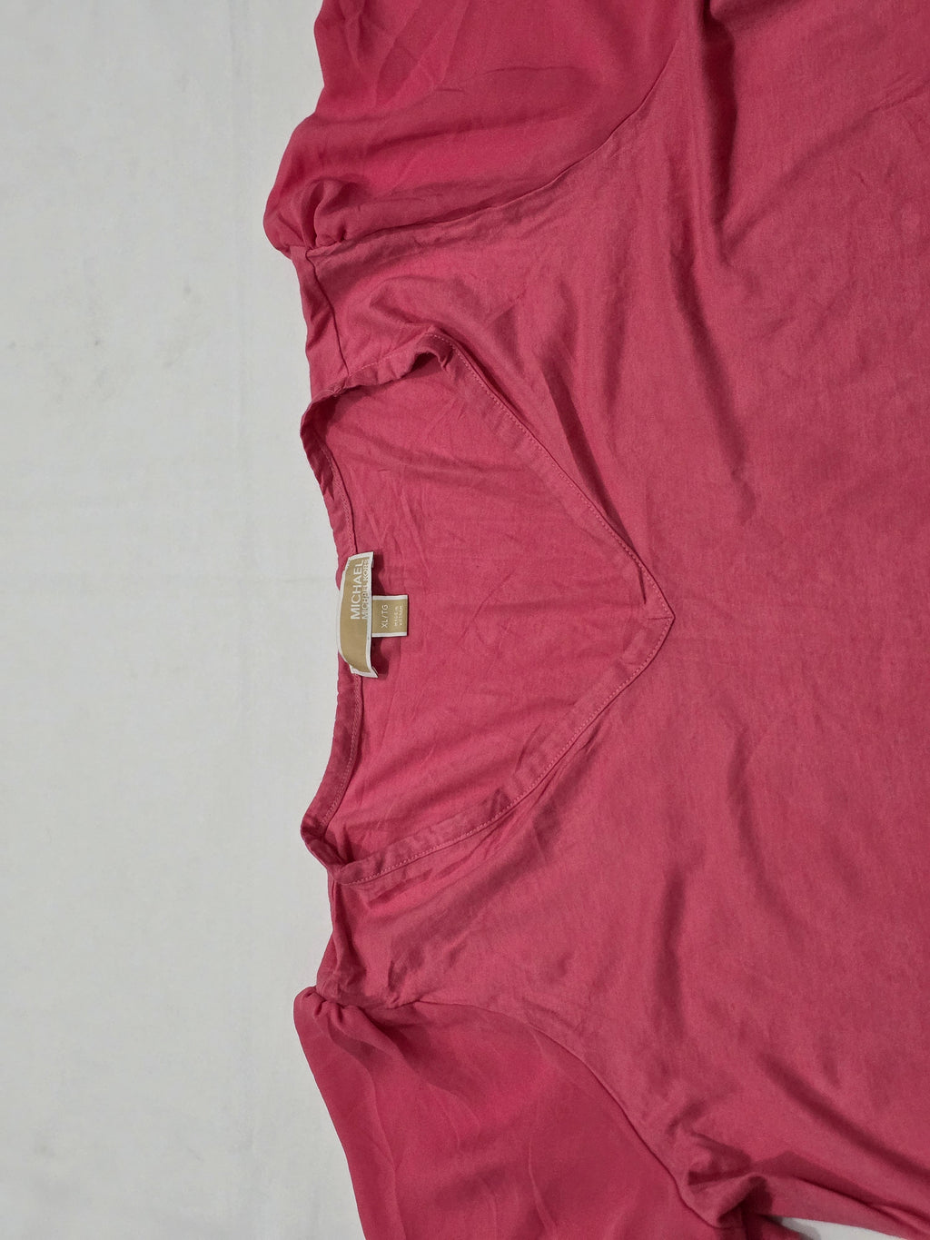 Playera Michael Kors Rosa Mujer Extra Grande Manga Corta