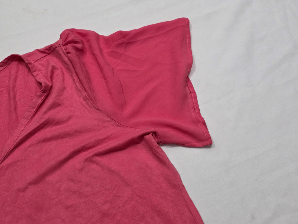 Playera Michael Kors Rosa Mujer Extra Grande Manga Corta