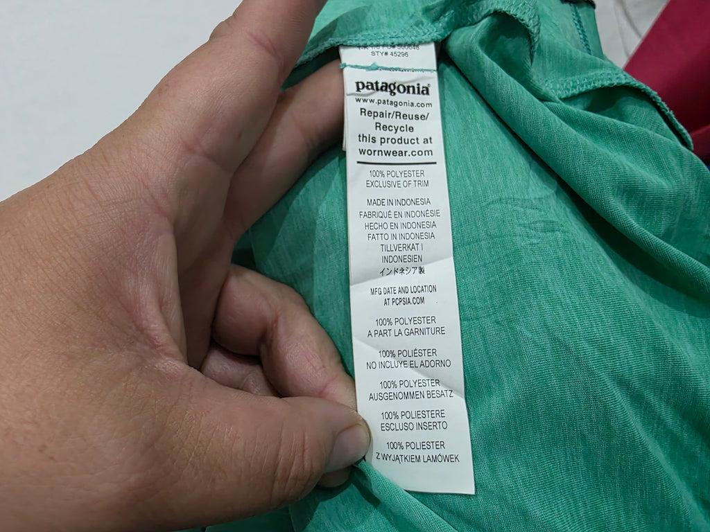 Playera Patagonia Capilene Cool Daily Verde Extra Grande