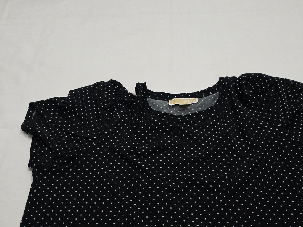 Blusa Michael Kors De Mujer Talla 2x Color Negro De Lunares