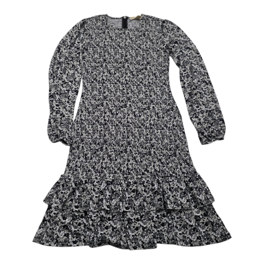 Vestido Michael Kors Mujer Chica Grisnegro Manga Larga