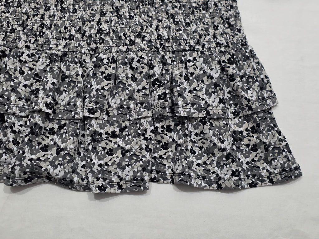 Vestido Michael Kors Mujer Chica Grisnegro Manga Larga