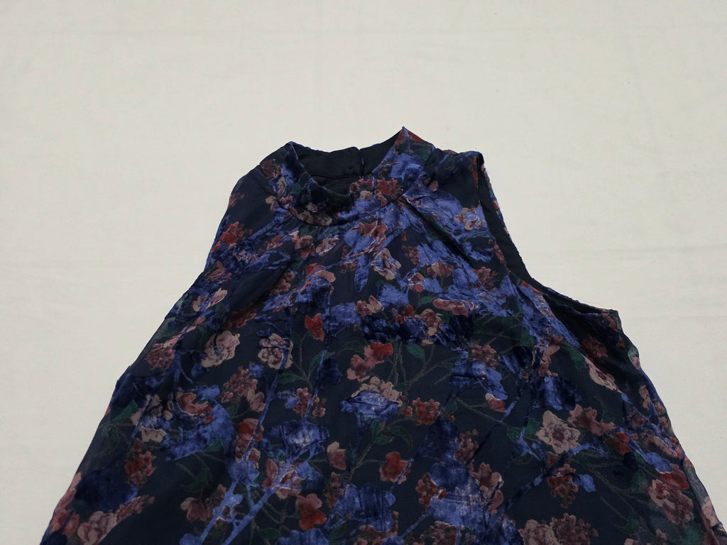 Vestido Tommy Hilfiger Mujer 4 Terciopelo Azulvino Sinmangas
