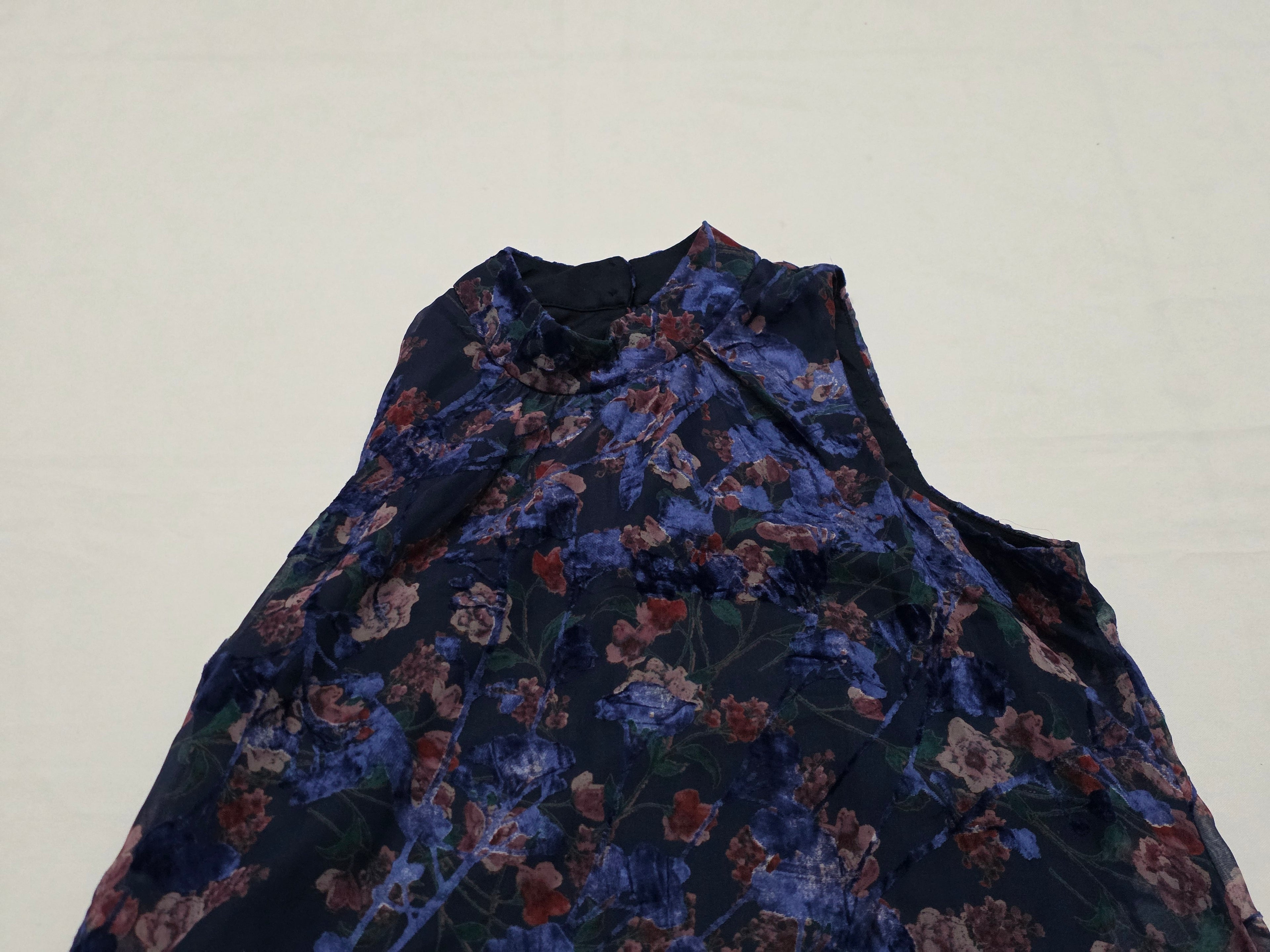 Vestido Tommy Hilfiger Mujer 4 Terciopelo Azulvino Sinmangas