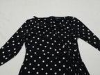 Vestido Ralph Lauren Mujer Talla 10 Color Negro De Lunares
