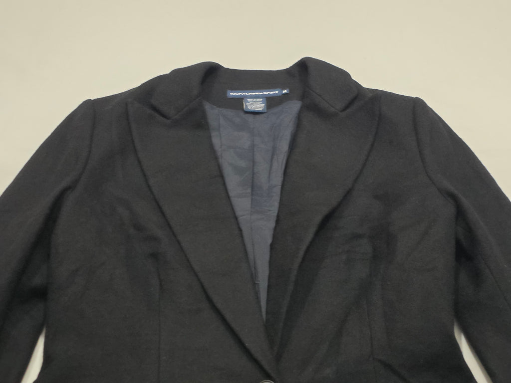 Blazer Ralph Lauren Mujer Talla 14 De Mujerlana Negro Cola