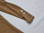Vestido Midi Tommy Hilfiger Camel Manga Larga Dorados 14