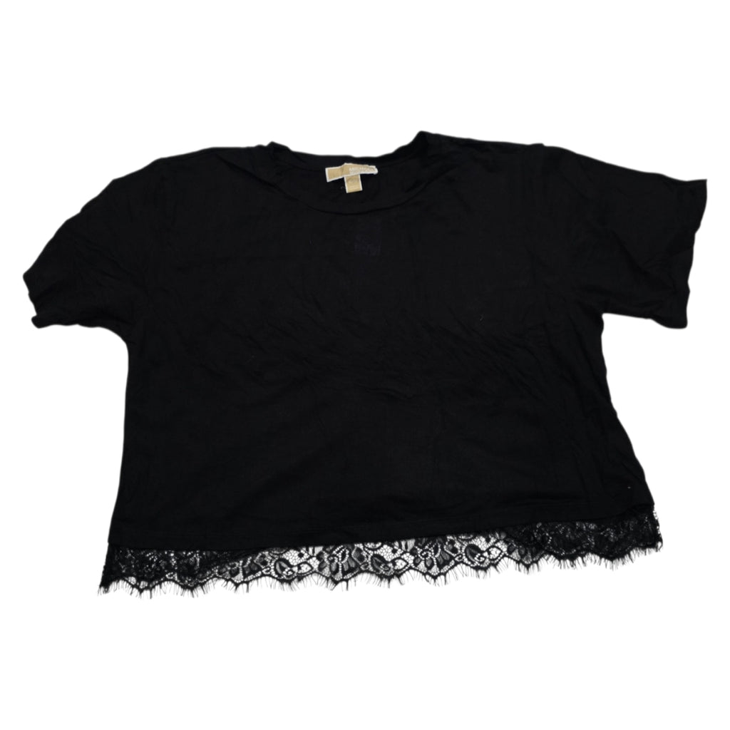 Blusa Michael Kors Mujer Extra Grande Color Negro Con Encaje