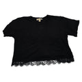 Blusa Michael Kors Mujer Extra Grande Color Negro Con Encaje
