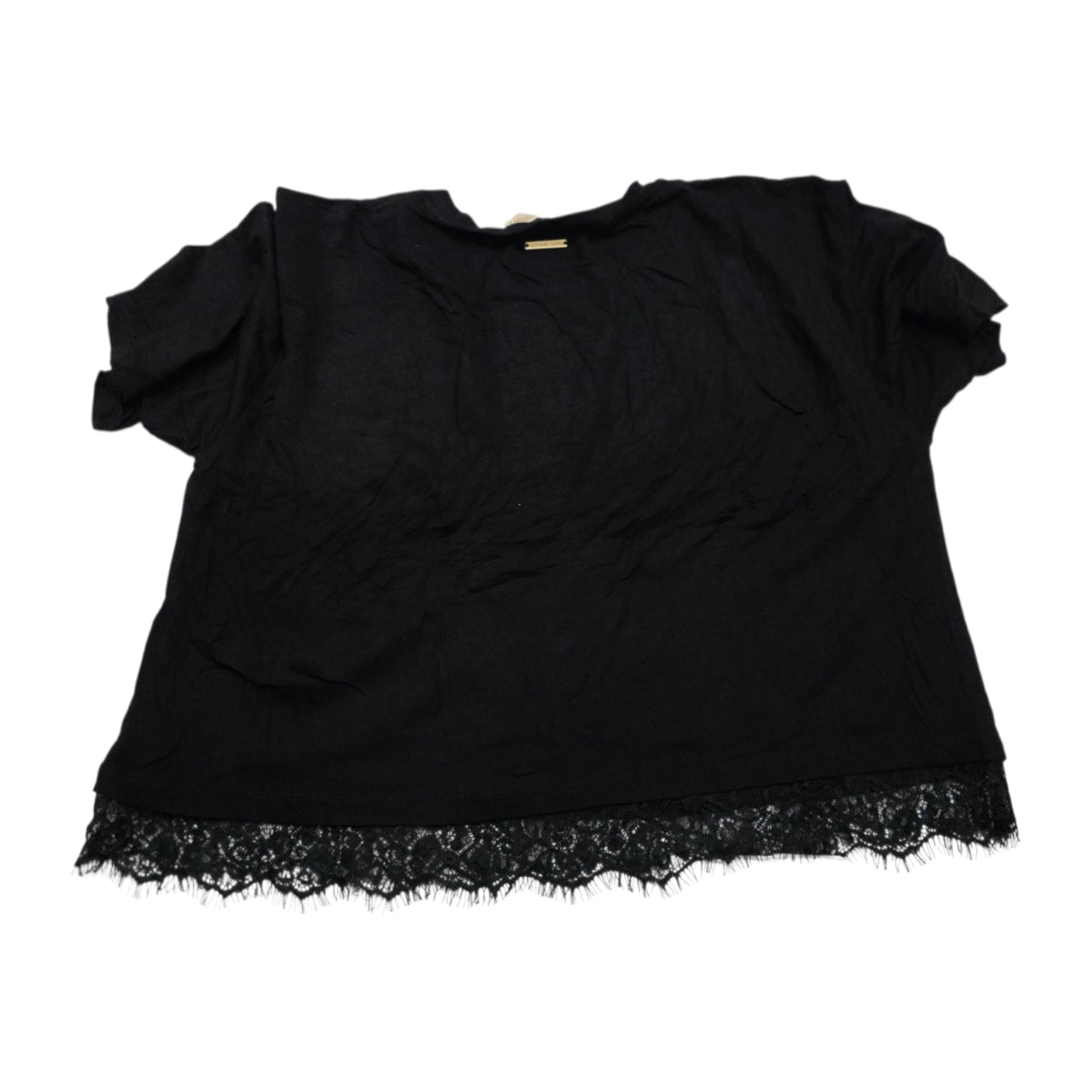 Blusa Michael Kors Mujer Extra Grande Color Negro Con Encaje