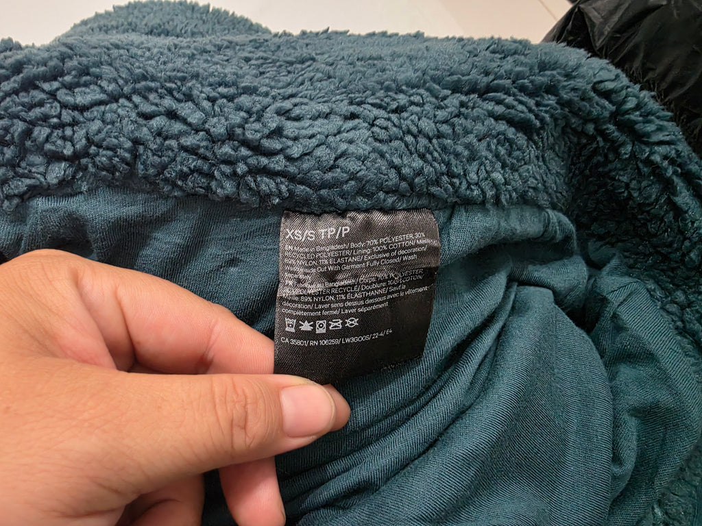Sudadera Lululemon De Mujer Talla Xs/s Azul Petróleo