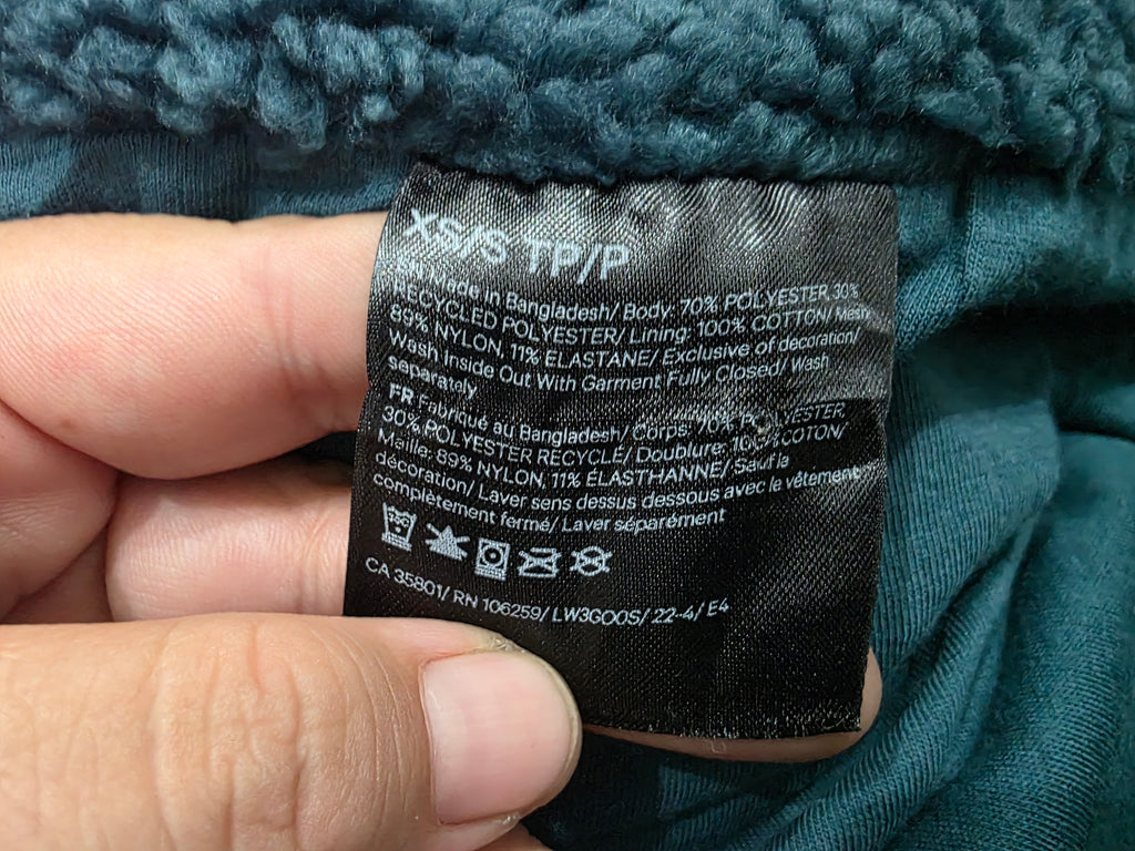 Sudadera Lululemon De Mujer Talla Xs/s Azul Petróleo