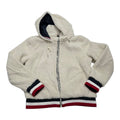 Chamarra Afelpada Tommy Hilfiger Mujer Mediana Crema Gorro