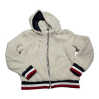Chamarra Afelpada Tommy Hilfiger Mujer Mediana Crema Gorro
