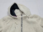 Chamarra Afelpada Tommy Hilfiger Mujer Mediana Crema Gorro