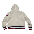 Chamarra Afelpada Tommy Hilfiger Mujer Mediana Crema Gorro