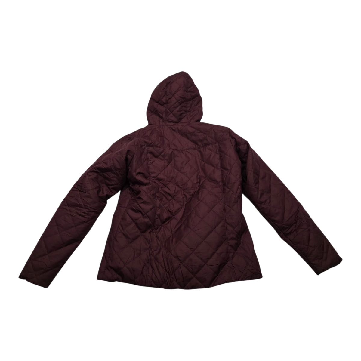 Chamarra Columbia De Mujer Talla Grande Color Vino Afelpada