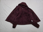 Chamarra Columbia De Mujer Talla Grande Color Vino Afelpada