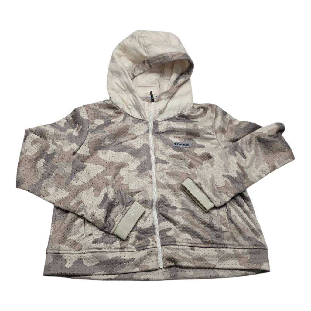 Chamarra Columbia De Mujer Talla Grande Militar Color Cafe