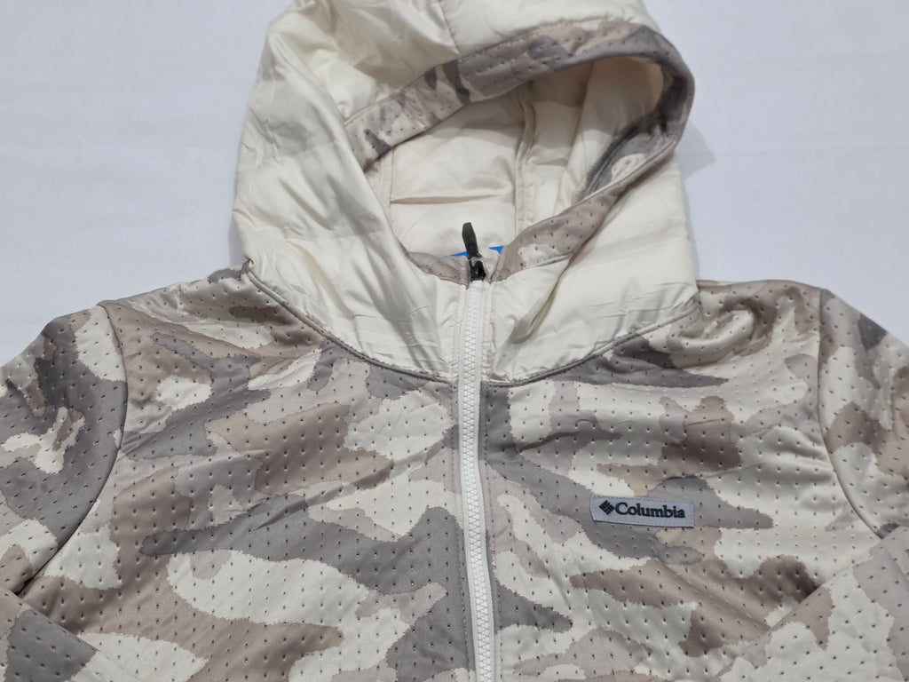 Chamarra Columbia De Mujer Talla Grande Militar Color Cafe