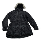 Chamarra Cazadora Columbia Mujer 1x Color Negro Con Gorro