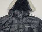 Chamarra Cazadora Columbia Mujer 1x Color Negro Con Gorro
