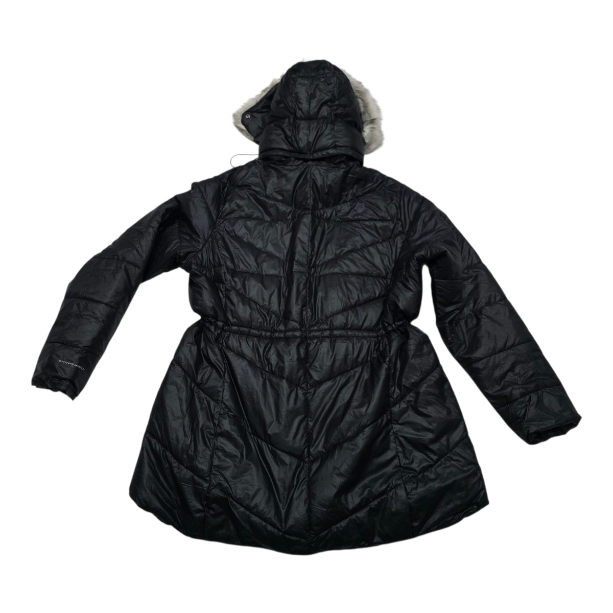 Chamarra Cazadora Columbia Mujer 1x Color Negro Con Gorro
