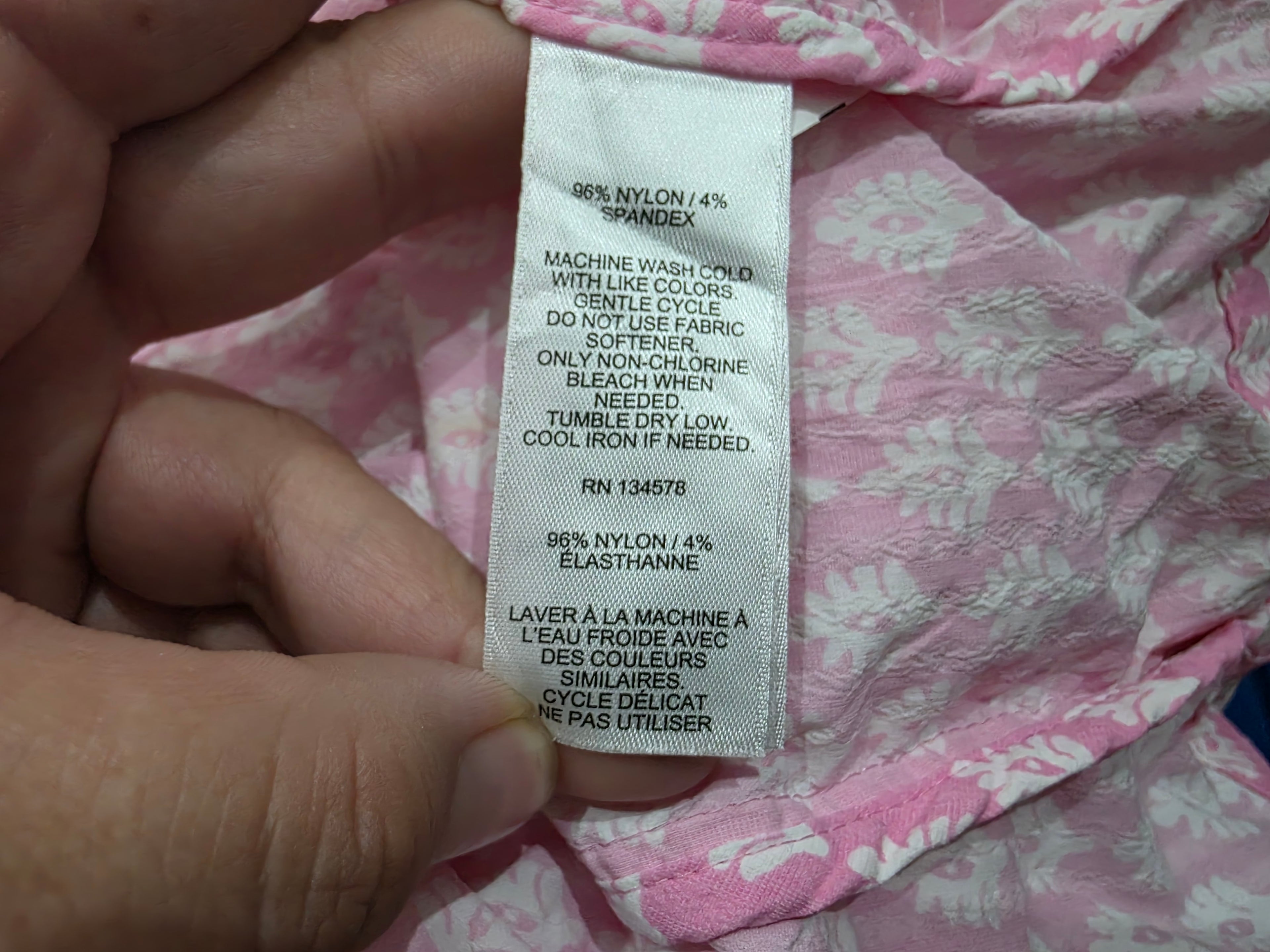 Blusa Vineyard Vines Perfoemance De Mujer Xchica Rosa/blanco