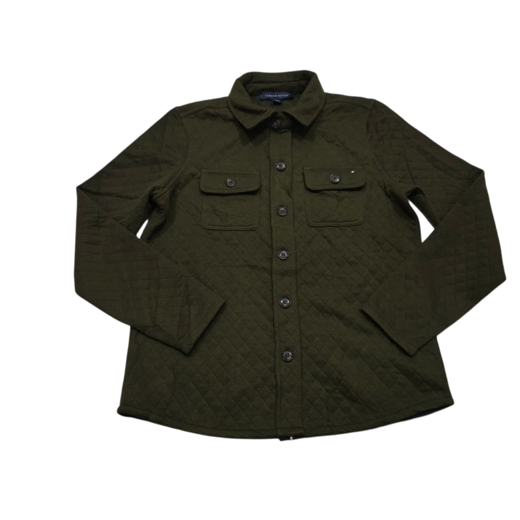 Chamarra Ligera Tommy Hilfiger De Mujer Talla Chica Verde