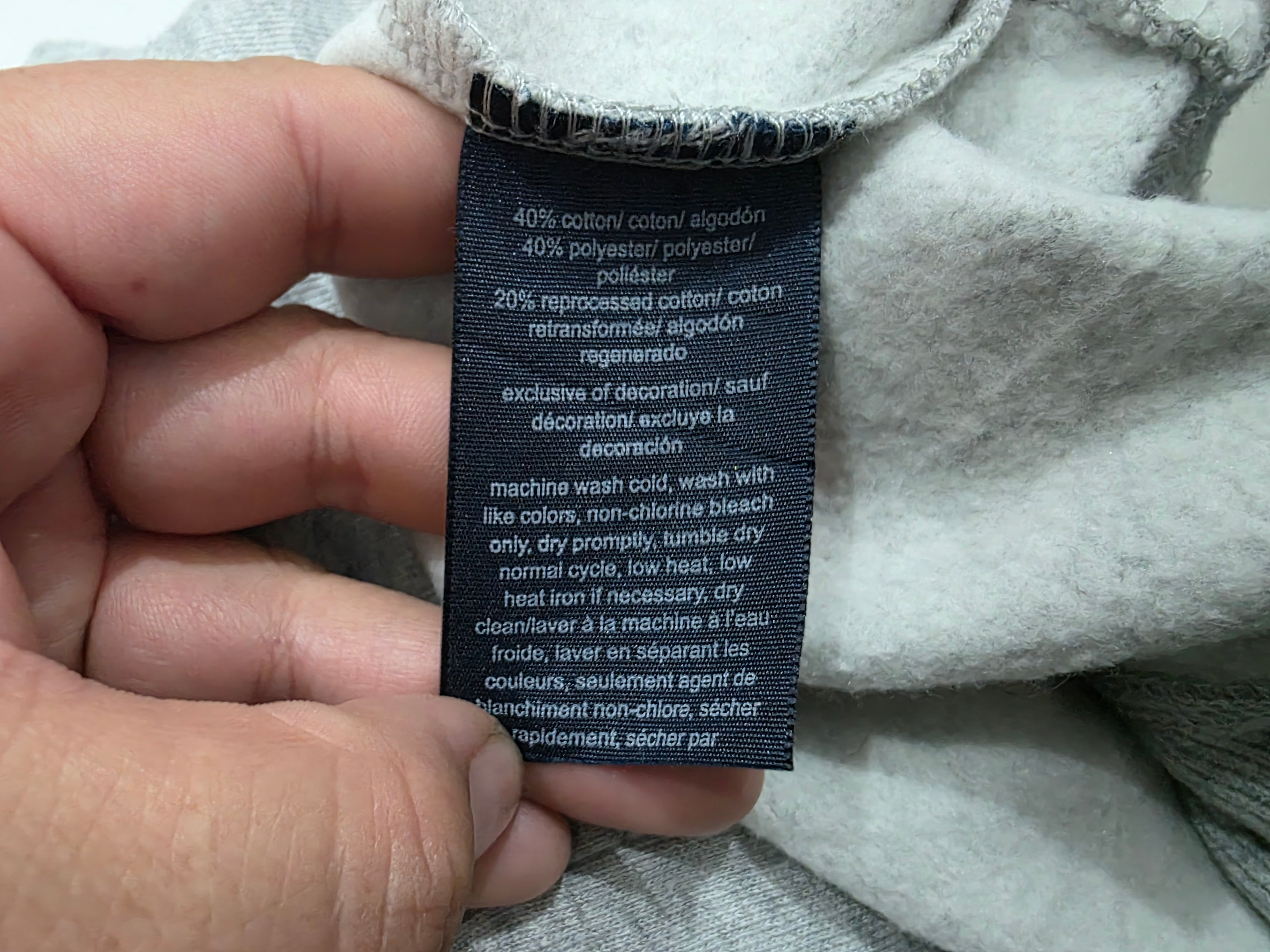 Sudadera Tommy Hilfiger Mediana M Gris