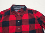 Camisa Tommy Hilfiger Mediana M Cuadros Rojo/negro
