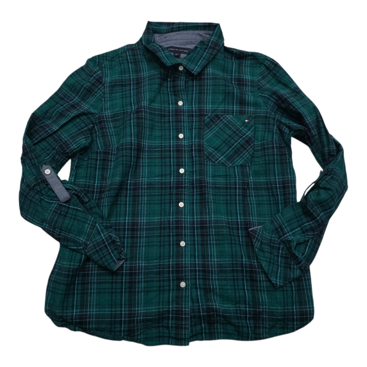 Camisas Tommy Hilfiger Grande L Verde