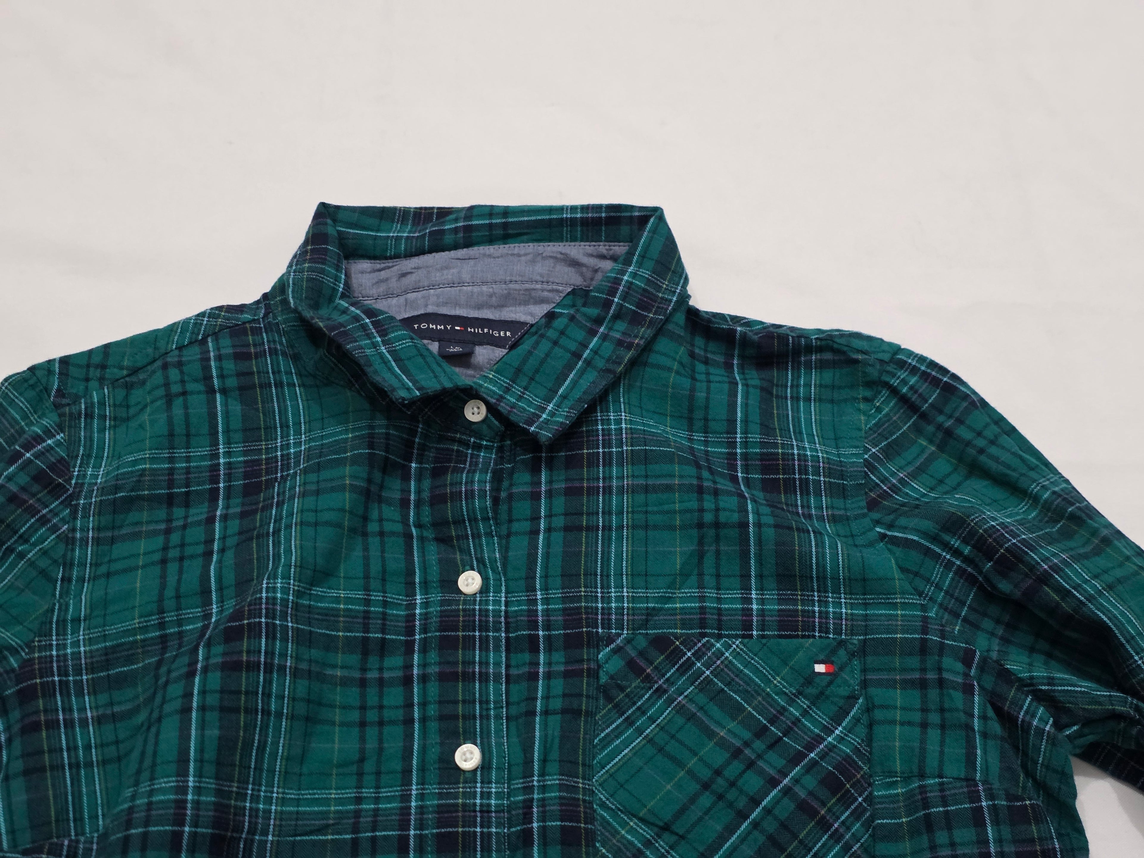 Camisas Tommy Hilfiger Grande L Verde