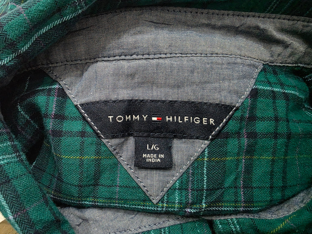 Camisas Tommy Hilfiger Grande L Verde