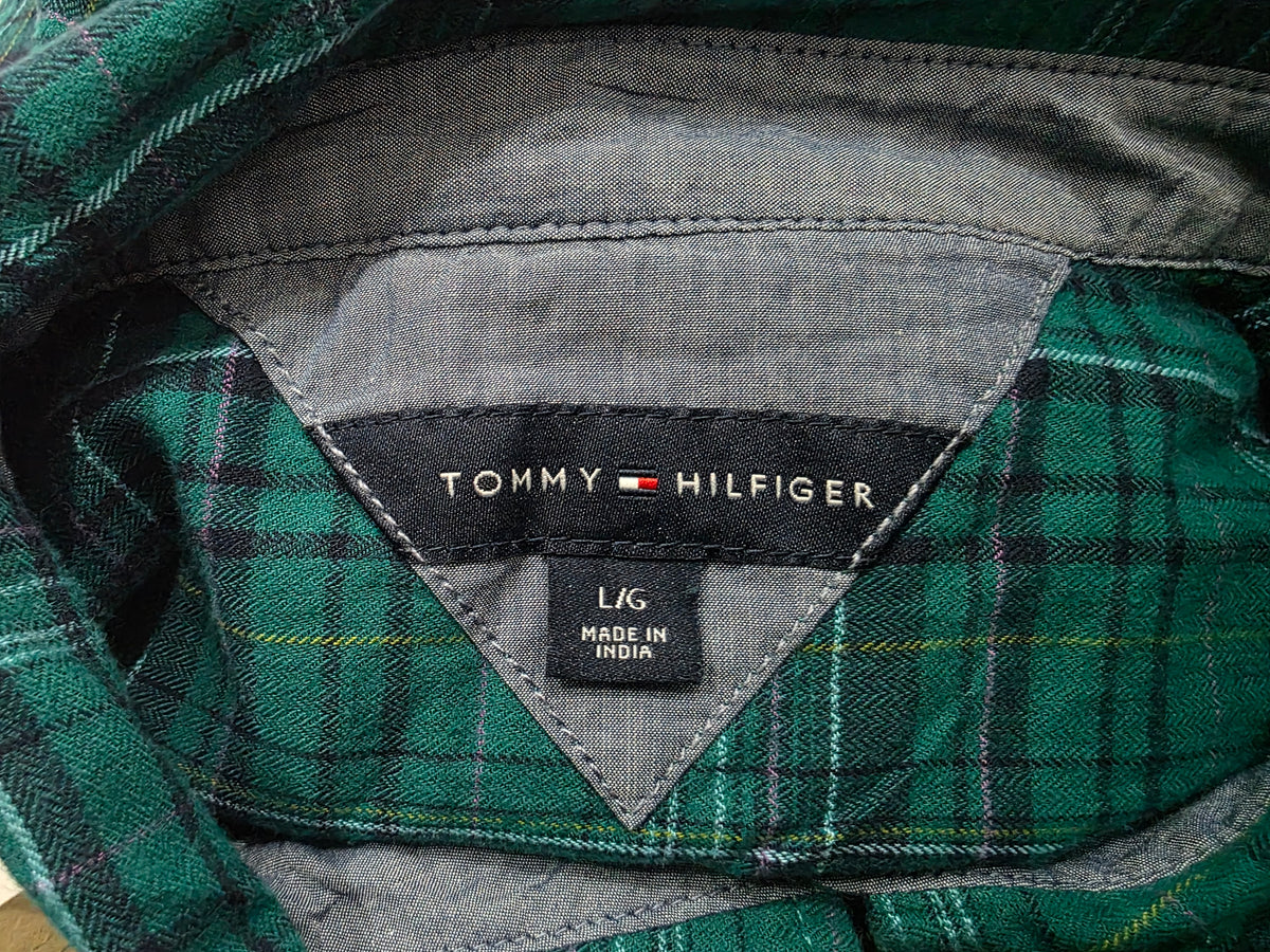 Camisas Tommy Hilfiger Grande L Verde