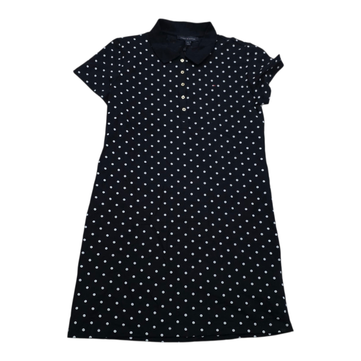 Vestido Tommy Hilfiger De Mujer Grande L Lunares Azul