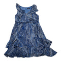 Vestido Tommy Hilfiger Talla 14 Azul Figuras